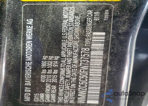 2015 Mini Cooper S Countryman z USA, uszkodzony, nr VIN WMWZC5C50FWT37578